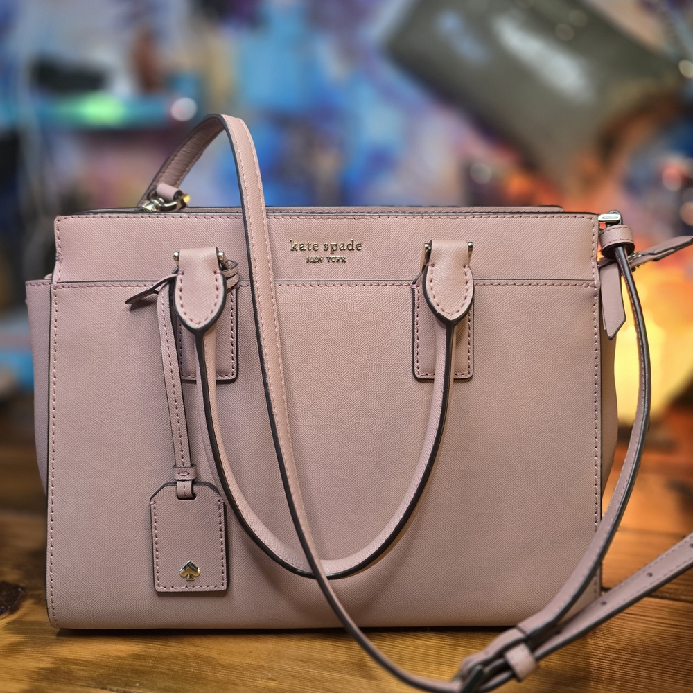 Kate Spade Cameron, Dusty Peony Pink, Medium Handbag (Like NEW)